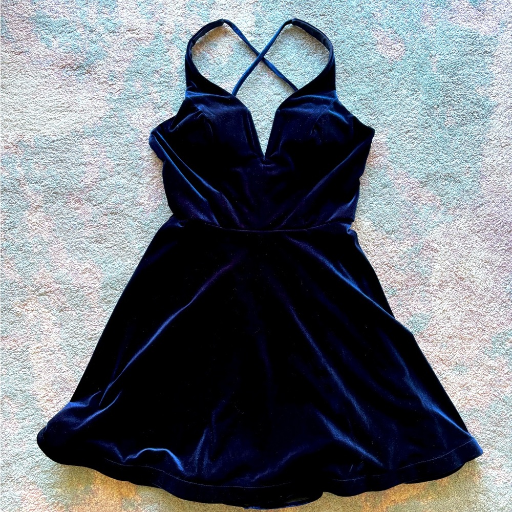 Structured Mini Dress Velvet